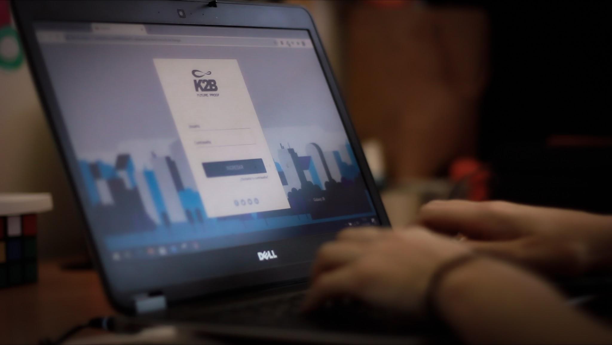 screenshot of K2B ERP